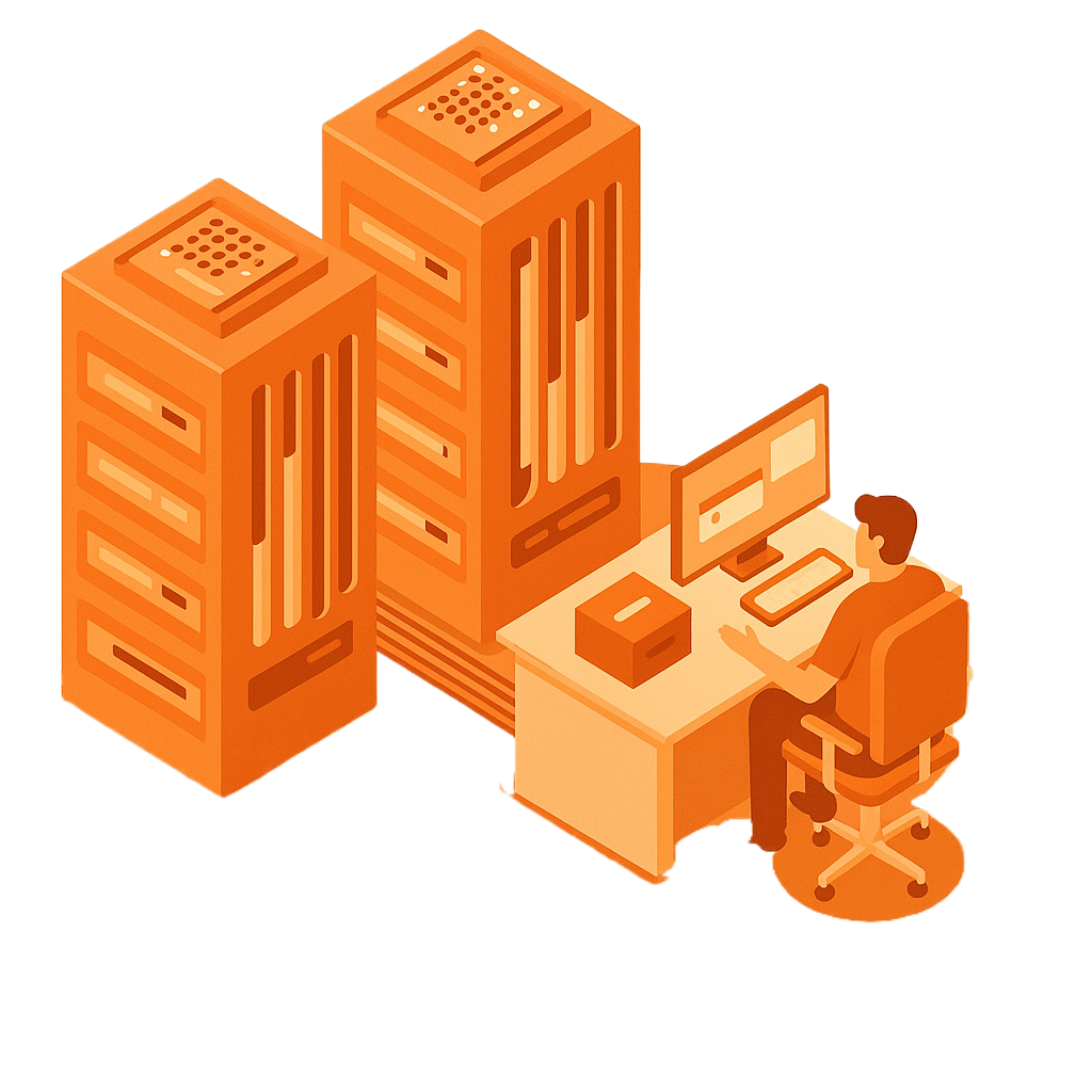 Dedicated Server Illustration